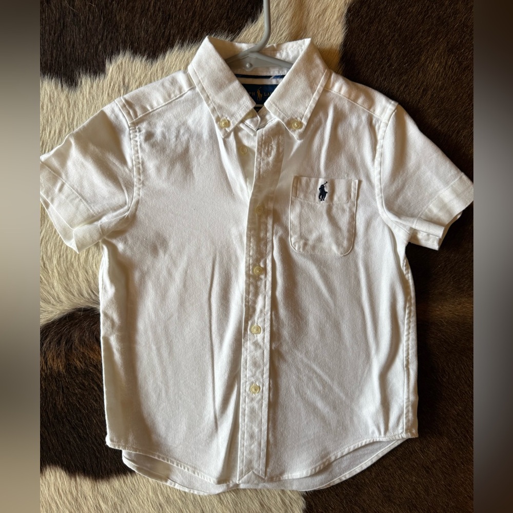 Ralph Lauren White Kids Shirt